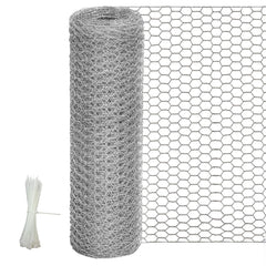 24 Rifny front roll view showing full galvanized chicken wire, durable protection