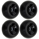 8TEN front view of four deck wheels showing fit and finish benefits