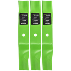 8TEN LawnRAZOR front view showing three-blade pack for quick replacement