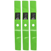 8TEN LawnRAZOR front view showing three blades and clear fitment benefits