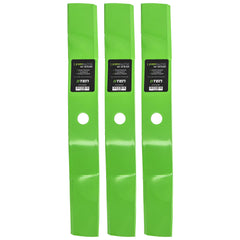 8TEN LawnRAZOR front view showing three blades and clear fitment benefits