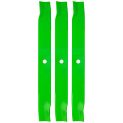 8TEN LawnRAZOR front view showing three blades and clear fitment details for quick replacement