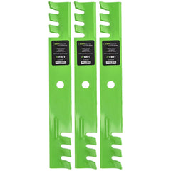 8TEN LawnRAZOR front view showing three blades, clear fit confirmation