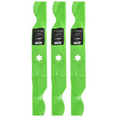 8TEN LawnRAZOR front view showing three blades and packaging, clear OEM fit