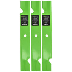 8TEN LawnRAZOR front view showing three blades and packaging, reliable replacement