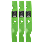 8TEN LawnRAZOR three-pack front view showing blades and packaging for reliable replacement