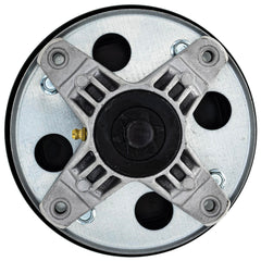 8TEN spindle blade mount pattern showing six-point star for secure blade attachment