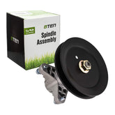 8TEN spindle front assembly showing fit and durable finish for reliable cutting