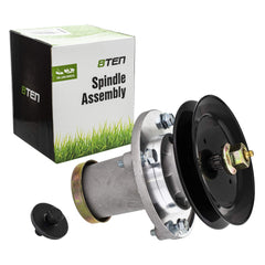 8TEN spindle front view showing mounting points and OEM fit benefit
