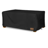 Aacabo front view of rectangular cover protecting patio table, durable protection