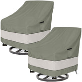 Aacabo funda frontal para sillón giratorio, protección impermeable