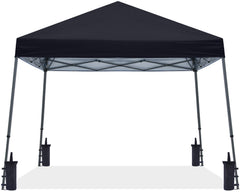 ABCCANOPY front view showing full 10x10 base and shade benefit