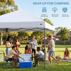 ABCCANOPY silver-coated canopy top detail blocking UV and lowering heat