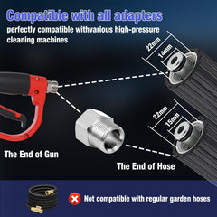 Abidaosi 360-degree swivel inlet connection preventing hose tangles
