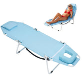 ABORON front view folded chair showing compact portability and quick storage benefit