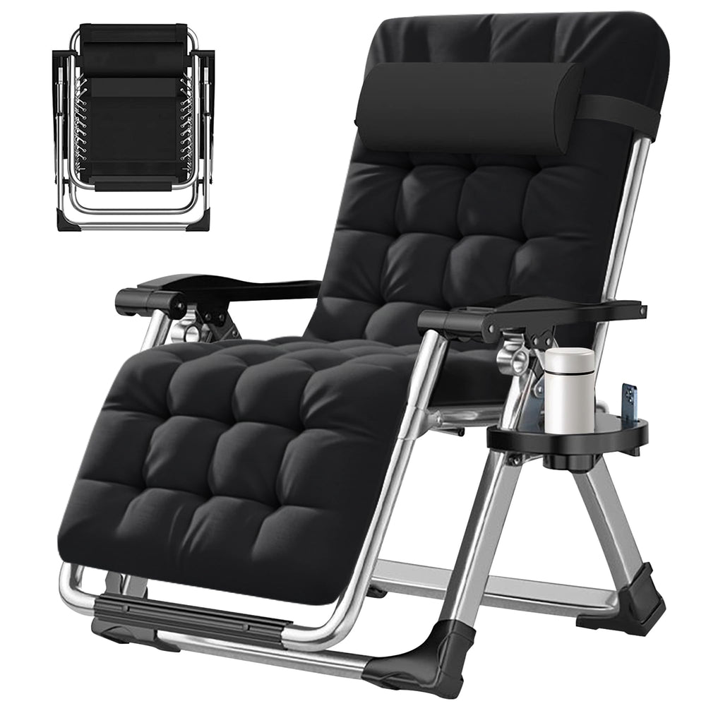 ABORON front view of chair showing full reclining benefits