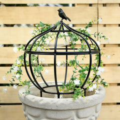 aboxoo front view obelisk showing compact decorative plant support and height benefit