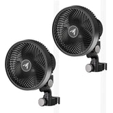 AC Infinity CLOUDRAY S6 front view showing compact fan and clip, highlighting space-saving benefit
