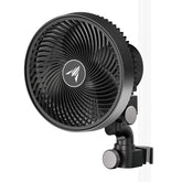 AC Infinity front view of CLOUDRAY S6 showing compact clip fan, boosts airflow
