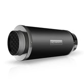 AC Infinity front view of silencer showing durable housing and quiet benefit