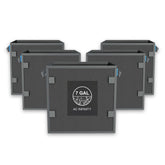 AC Infinity front view of 7 gallon square fabric pot showing roomy capacity and stability