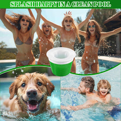 Acellegic skimmer sock catching leaves and sand for cleaner water