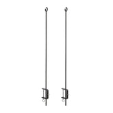 Achla Designs O-Hook front view showing clean black finish and hook benefit