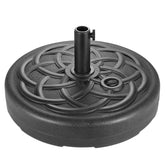 AckMizz front view of round umbrella base showing sturdy design and stable support