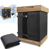 Acostop front-wrapped hive showing full coverage and improved warmth