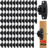 Acshio front packaging showing 100 insulators and screws for bulk fencing