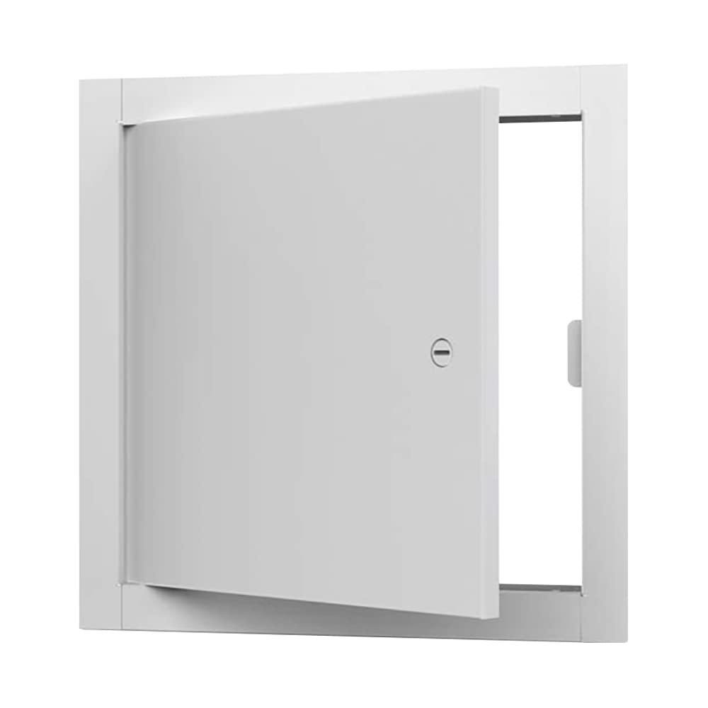 Acudor ED-2002 front view showing flush white panel and clean lines for discreet access