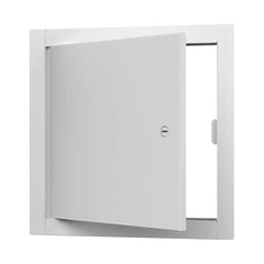 Acudor ED-2002 front view showing flush white panel and clean lines for discreet access