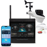 AcuRite Atlas HD display front showing multiple weather readings and easy viewing