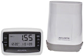 AcuRite front view showing indoor display and outdoor collector for easy monitoring