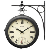 AcuRite front-facing double-sided clock showing dual faces and clear readability