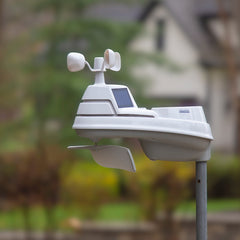 AcuRite lightning sensor detail detecting strikes for early storm warnings