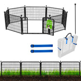ADAVIN front panel and gate showing full fence coverage and clear separation