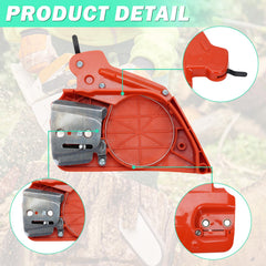 Adefol mounted on Echo chainsaw demonstrating correct fit and easy replacement