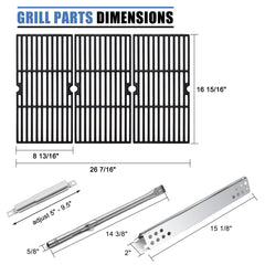 Adviace stacked stainless heat shields illustrating rust-resistant protection for burners