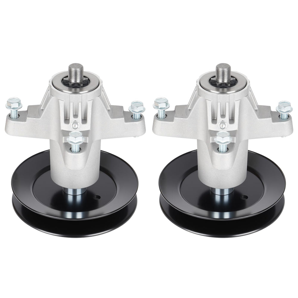 Aeagle front view of 2-pack spindle assembly showing complete replacement components and fit