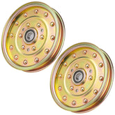 Aeagle idler pulley front view showing fit and reliable belt guidance