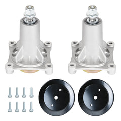 Aeagle front view of spindle pair showing durable replacement components and fit