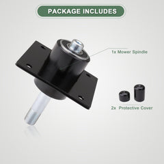 AEFHKM spindle installed with blade demonstrating ready-to-install benefit
