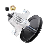 AEFHKM spindle front view showing mounting flange and shaft for easy replacement