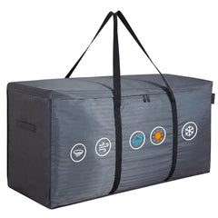 AEGIS COMFORT CARE front view of waterproof cushion storage bag showing full shape and zipper