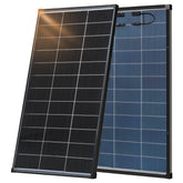 AeternaSol front view showing panel face and branding, clean efficient power