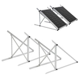 AeternaSol front view of assembled brackets showing sturdy support and easy mounting