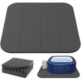 AFFLUENT front view of mat showing full cover and protection benefit