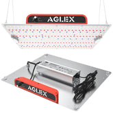 AGLEX K2000 front view showing full-spectrum LEDs and uniform light