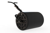 Agri-Fab front view of roller showing wide drum and steel frame benefit leveling